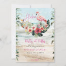 Search for flamingo 50th birthday invitations Aloha