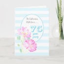 Search for 75th for her birthday cards Floral