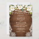 Search for wood background wedding invitations Floral