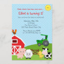 Search for green tractor birthday invitations Animals
