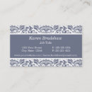 Search for slate business cards Floral