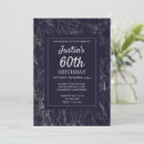 Search for elegant blue 60th birthday invitations Stylish