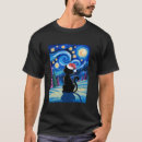 Search for starry night cat tshirts Van