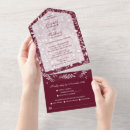 Search for holly wedding invitations Tear away rsvp