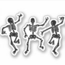 Search for skeletons dancing stickers Bones