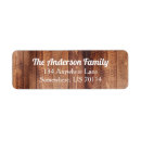 Search for dark wood return address labels Country