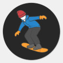 Search for fun on a snowboard stickers Snowboarder