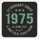 Search for made in 1975 stickers Birthday