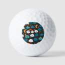 Search for snow golf balls Illustration