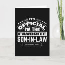 Search for funny father in law cards Son in law