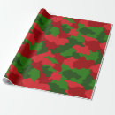 Search for red camo wrapping paper Green