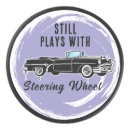 Search for vintage hockey pucks Cowboy