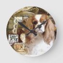 Search for cavalier king charles spaniel clocks Pet