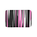 Search for black and white abstract bath mats Pink
