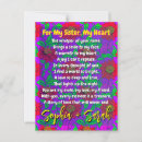 Search for big sister to be postcards Elegant