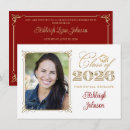 Search for red and white graduation invitations Trendy