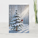Search for wildlife christmas cards Red