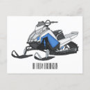 Search for snow sled postcards Snowmobile