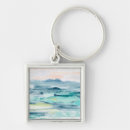 Search for waving square key rings Watercolor