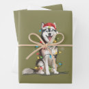 Search for husky christmas wrapping paper Winter