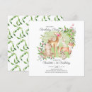 Search for baby deer birthday invitations Watercolor