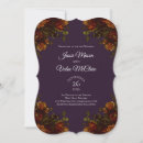 Search for purple fall wedding invitations Elegant