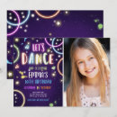 Search for glow in the dark dance invitations Disco party