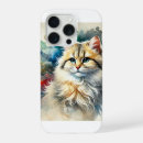 Search for watercolor cat iphone cases Feline
