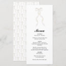 Search for ribbon wedding menus Classic