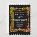 Search for professional birthday invitations Elegant