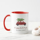 Search for small car mugs Christmas tree