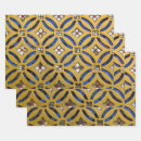 Search for mosaic tile wrapping paper Gold