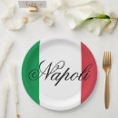 Search for italian flag paper plates Country