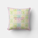 Search for alphabet cushions Pink
