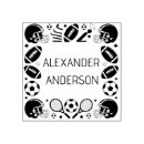 Search for sporting rubber stamps For kids