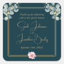 Search for anniversary thank you wedding stickers Bride and groom