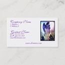 Search for memorial business cards Angel wings