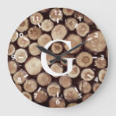 Search for wood slice clocks Farmhouse