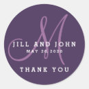 Search for monogram favour stickers Initial