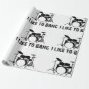Search for drums wrapping paper Band