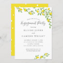 Search for lemon engagement party invitations Modern