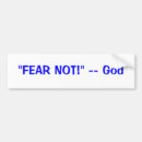 Search for fear bumper stickers God