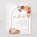 Search for pumpkin save the dates Autumn