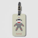 Search for monkey luggage tags Cute