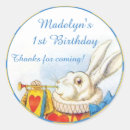Search for alice in wonderland rabbit stickers Birthday