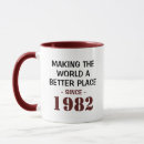 Search for funny 40th birthday mugs Vintage