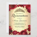 Search for red quinceanera invitations Roses