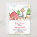 Search for farm animal baby shower invitations Gender neutral