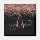 Search for pink rose magnets Glitter