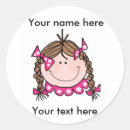 Search for brown haired girl stickers Brunette